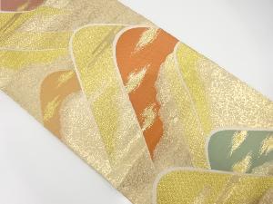 山並模様織り出し袋帯